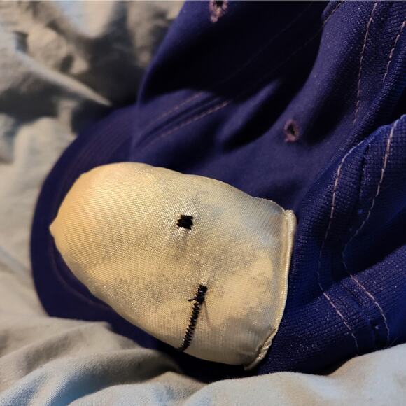 Vintage 1980 The Vegimals Whale Freemountain Toys Hat Blue/ Purple Snapback Cap - Picture 7 of 10